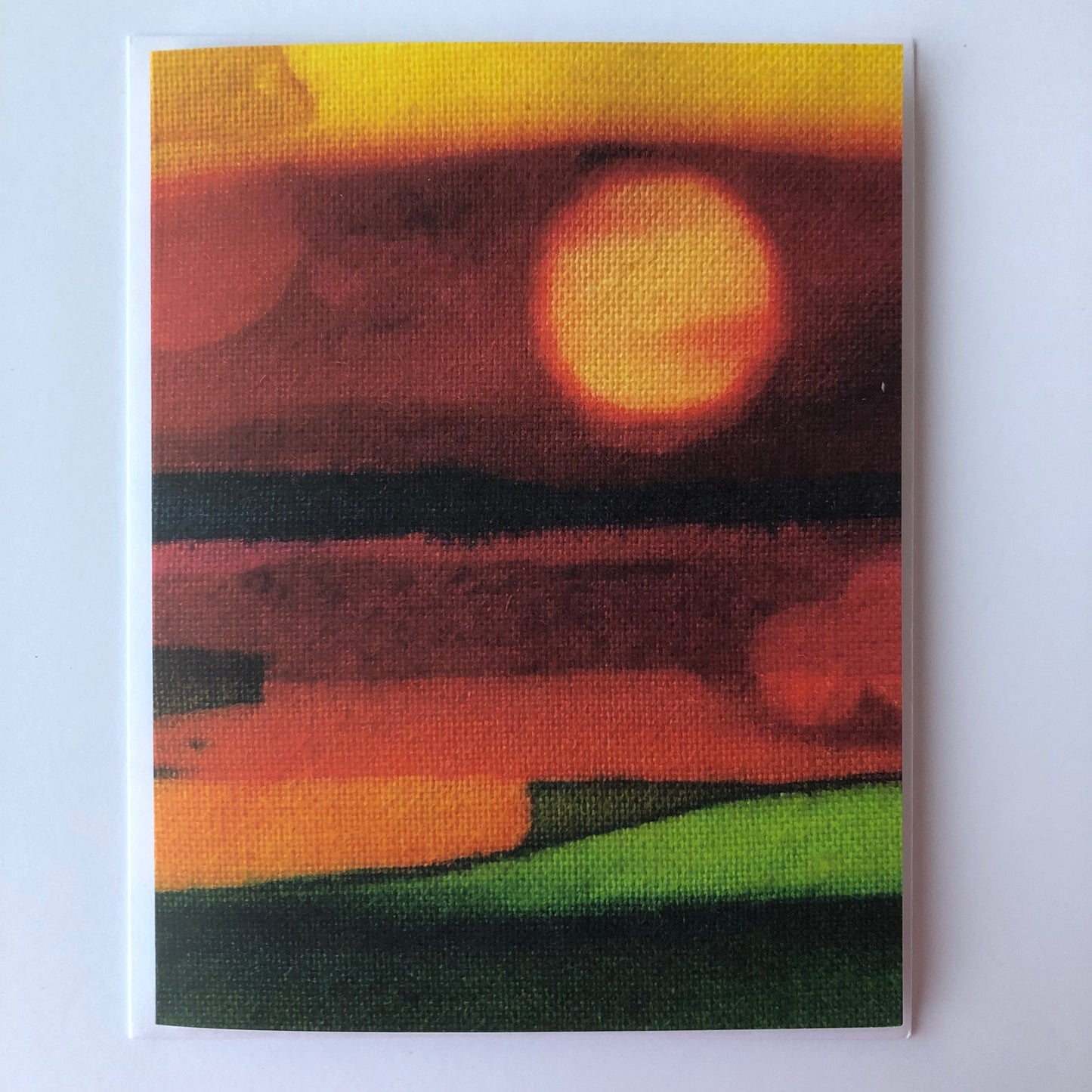 Greeting card with Batik print M