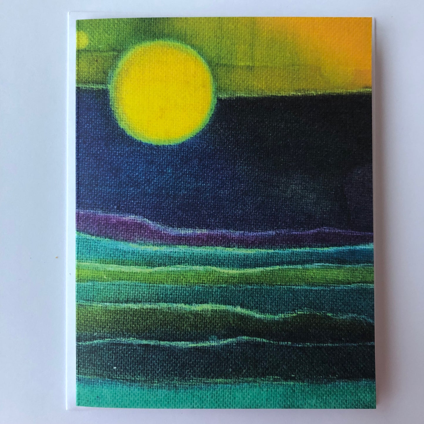 Greeting card with Batik print O