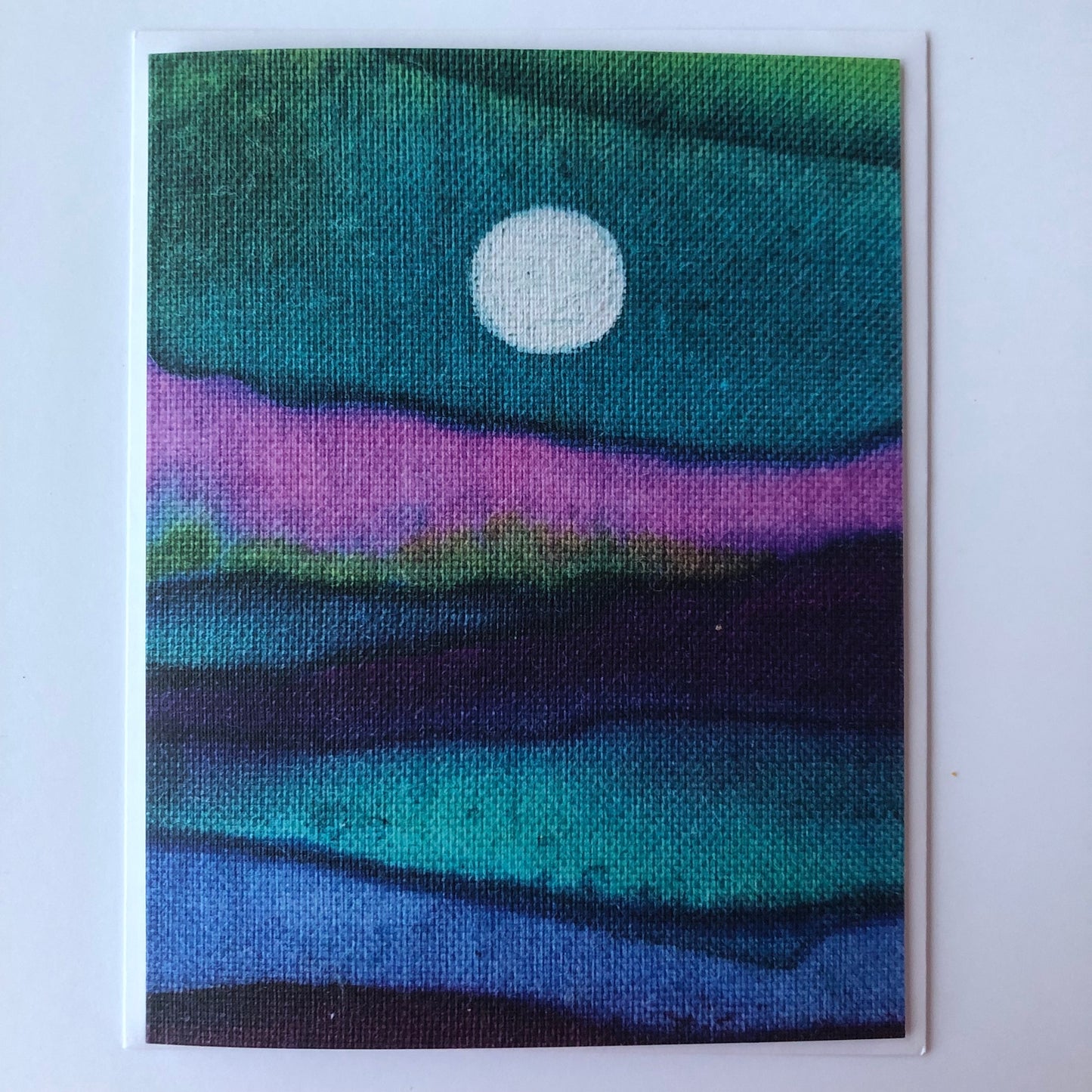 Greeting card with Batik print K