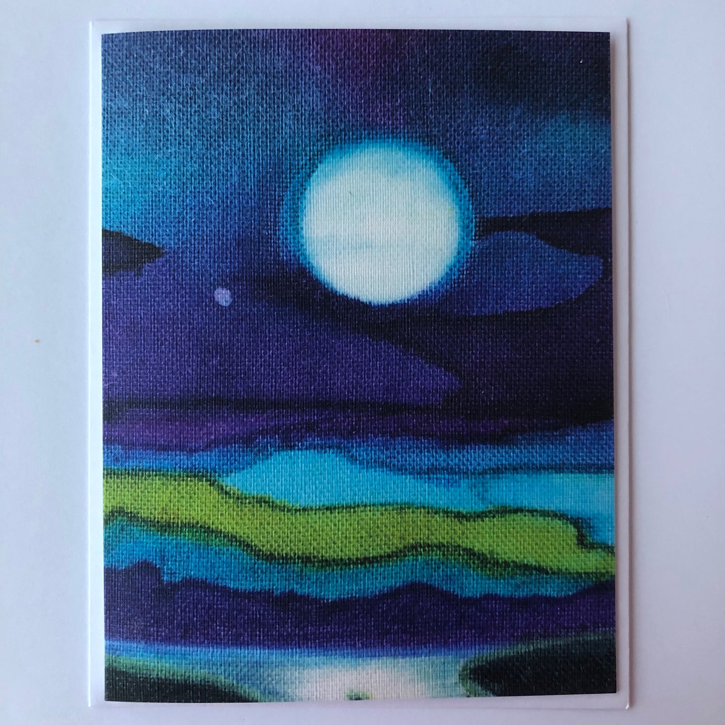 Greeting card with Batik print J
