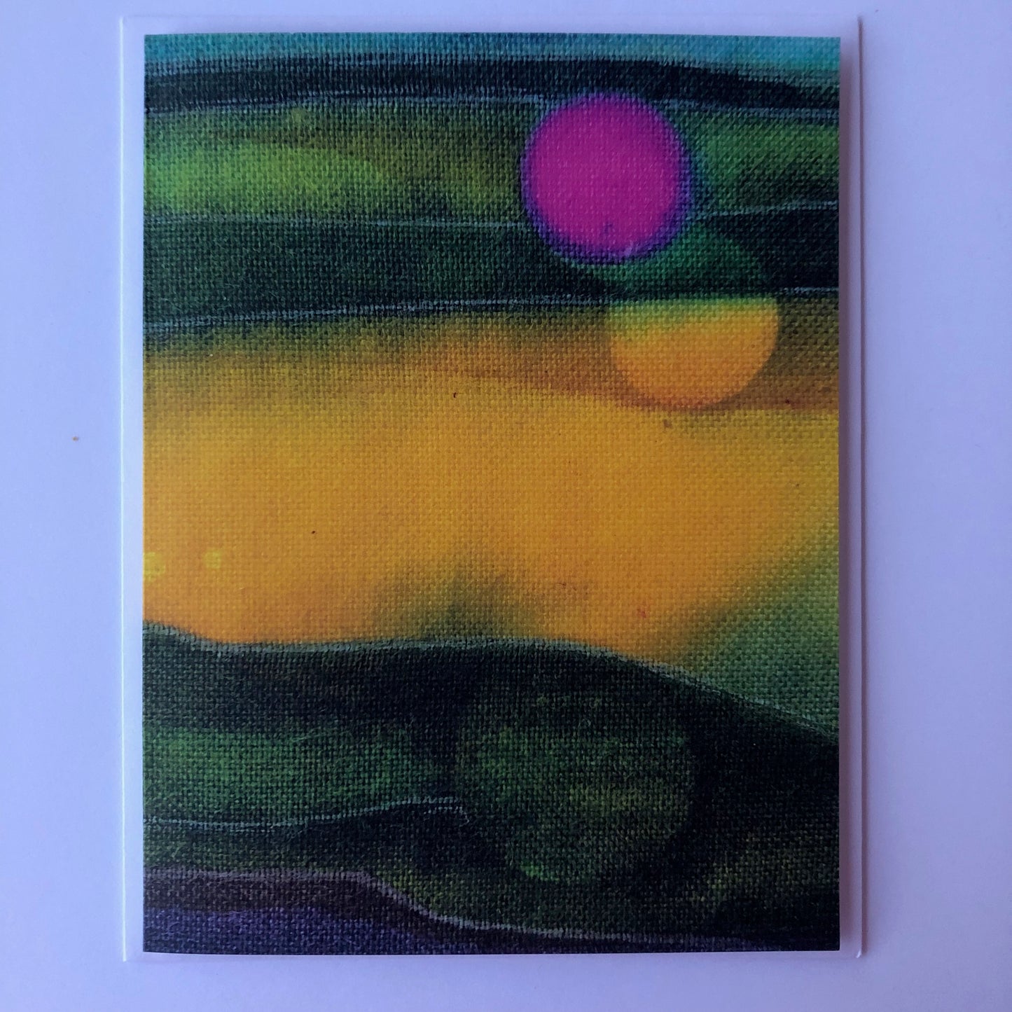Greeting card with Batik print P