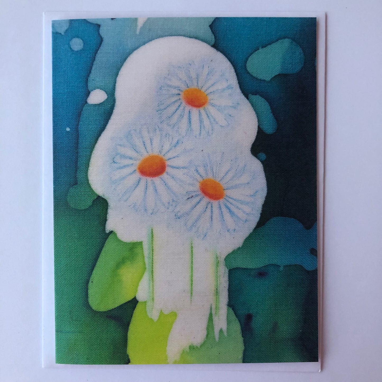 Greeting card with Batik print R