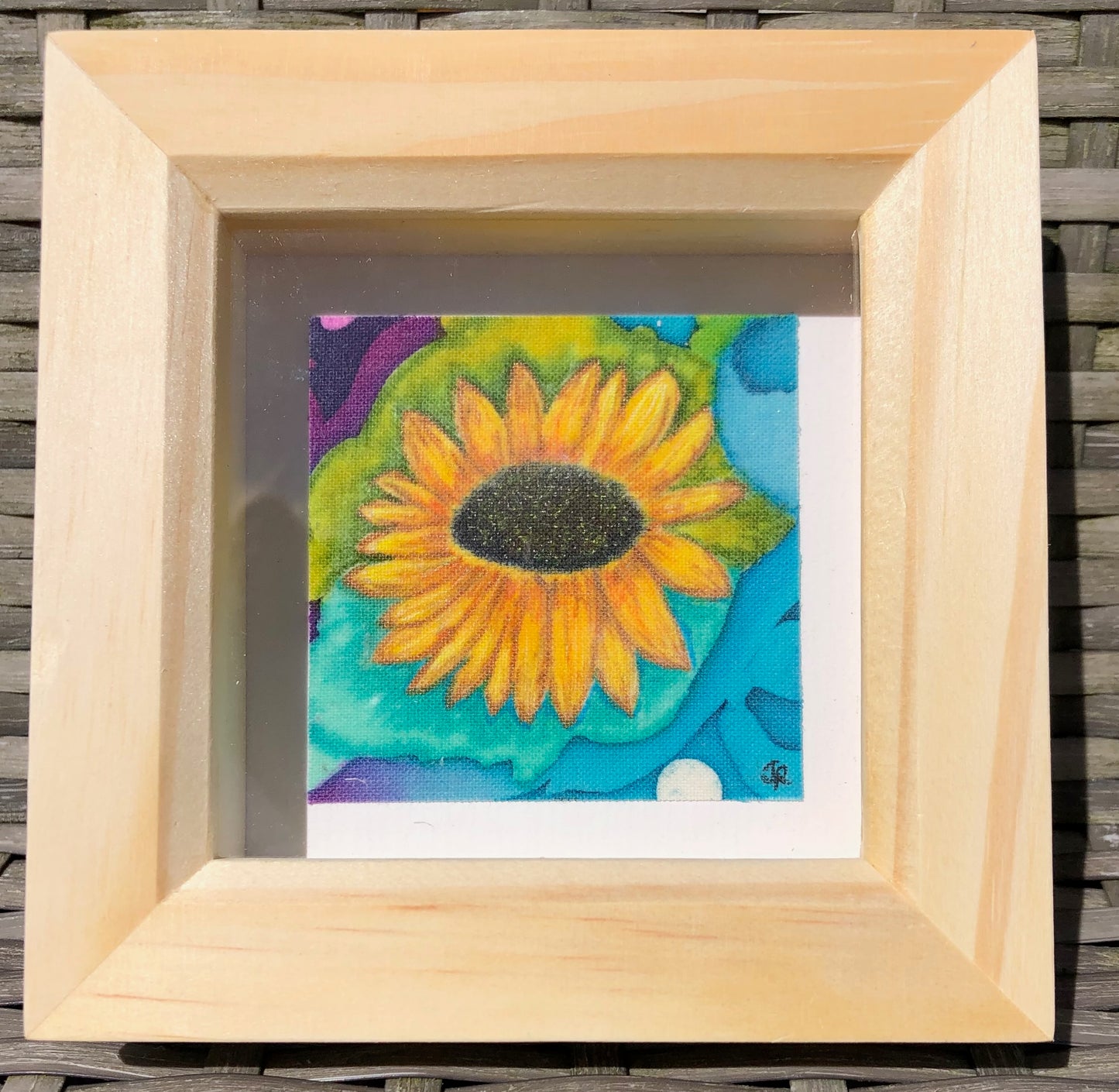 Mini Batik Sunflower