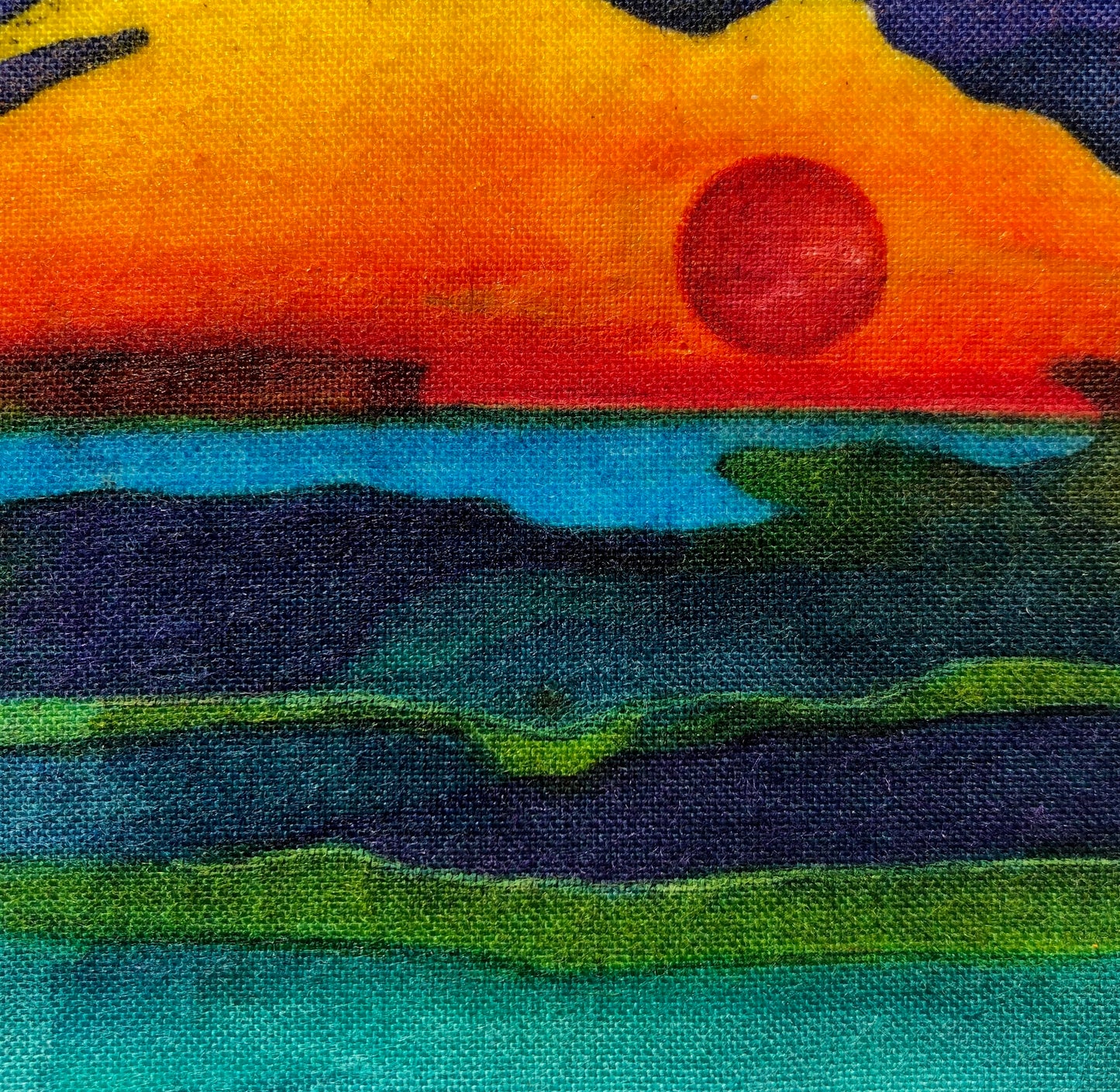 Batik 130 x 130 x 30mm SOLD