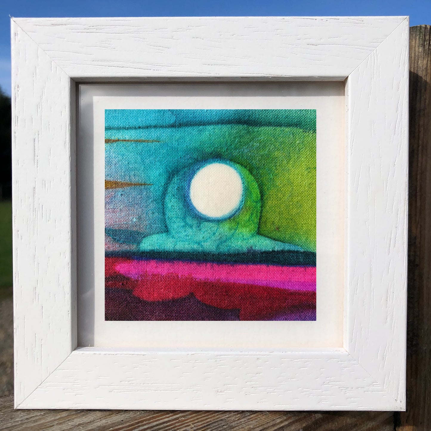 Framed Batik 130 x 130 x 40mm CW