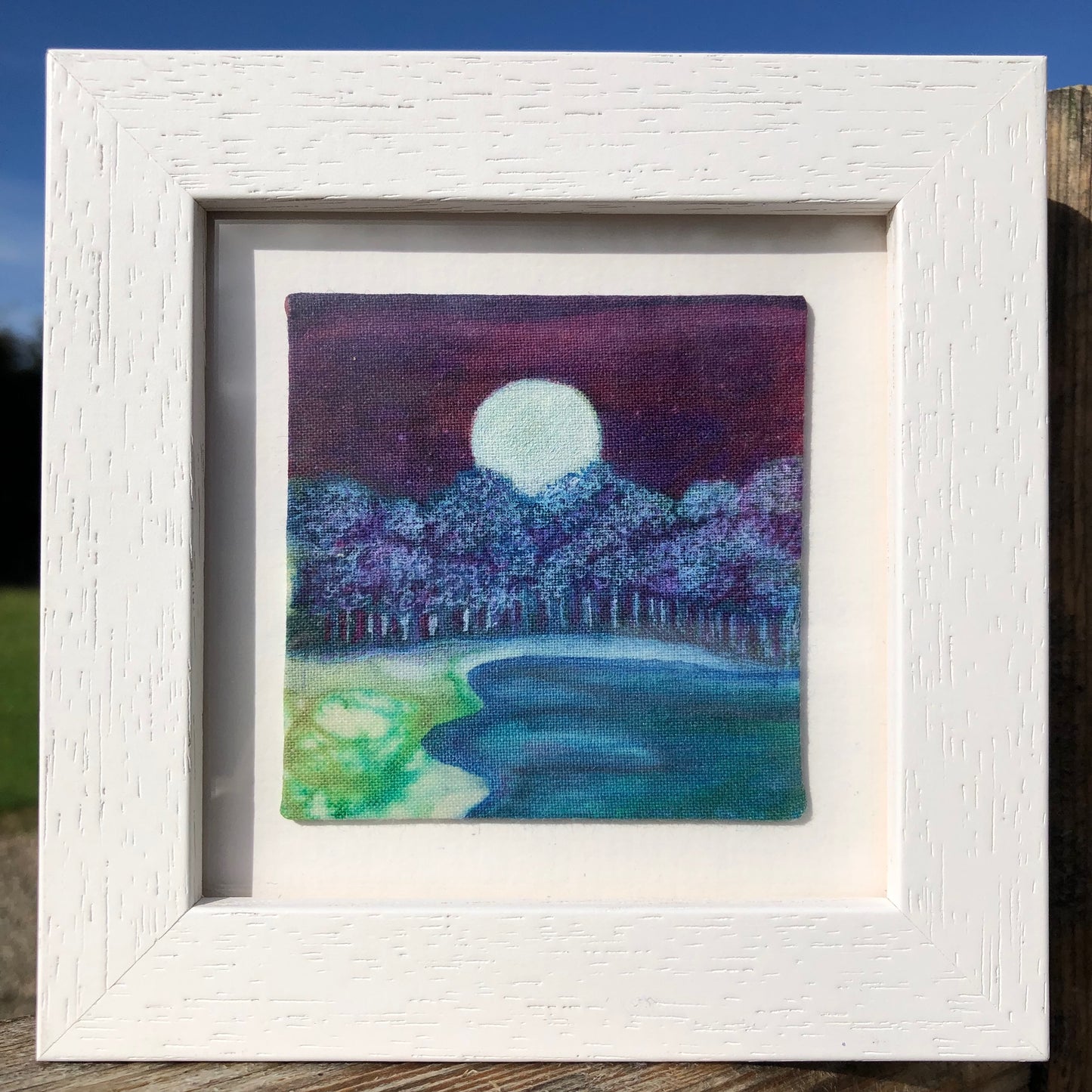Framed Batik 130 x 130 x 40mm AW