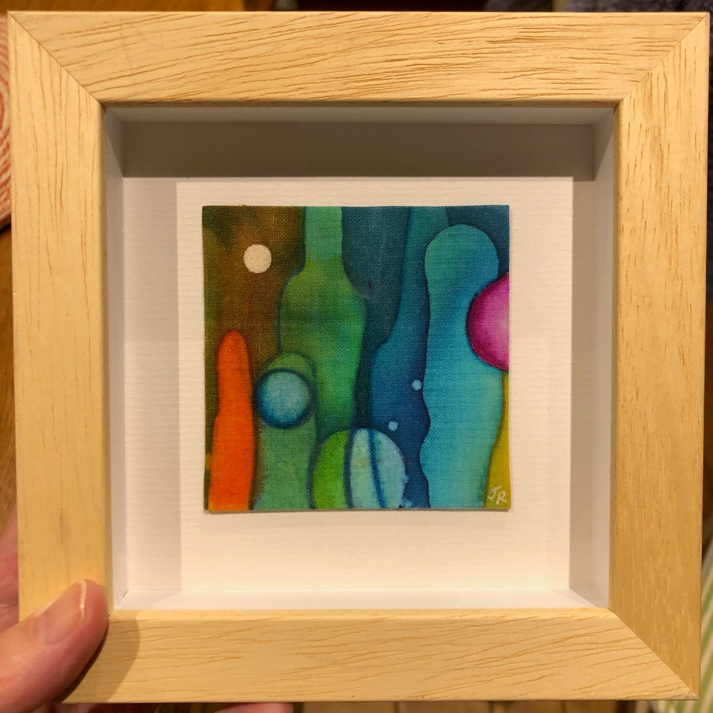 Framed Batik 160 x 160 x 30mm AA