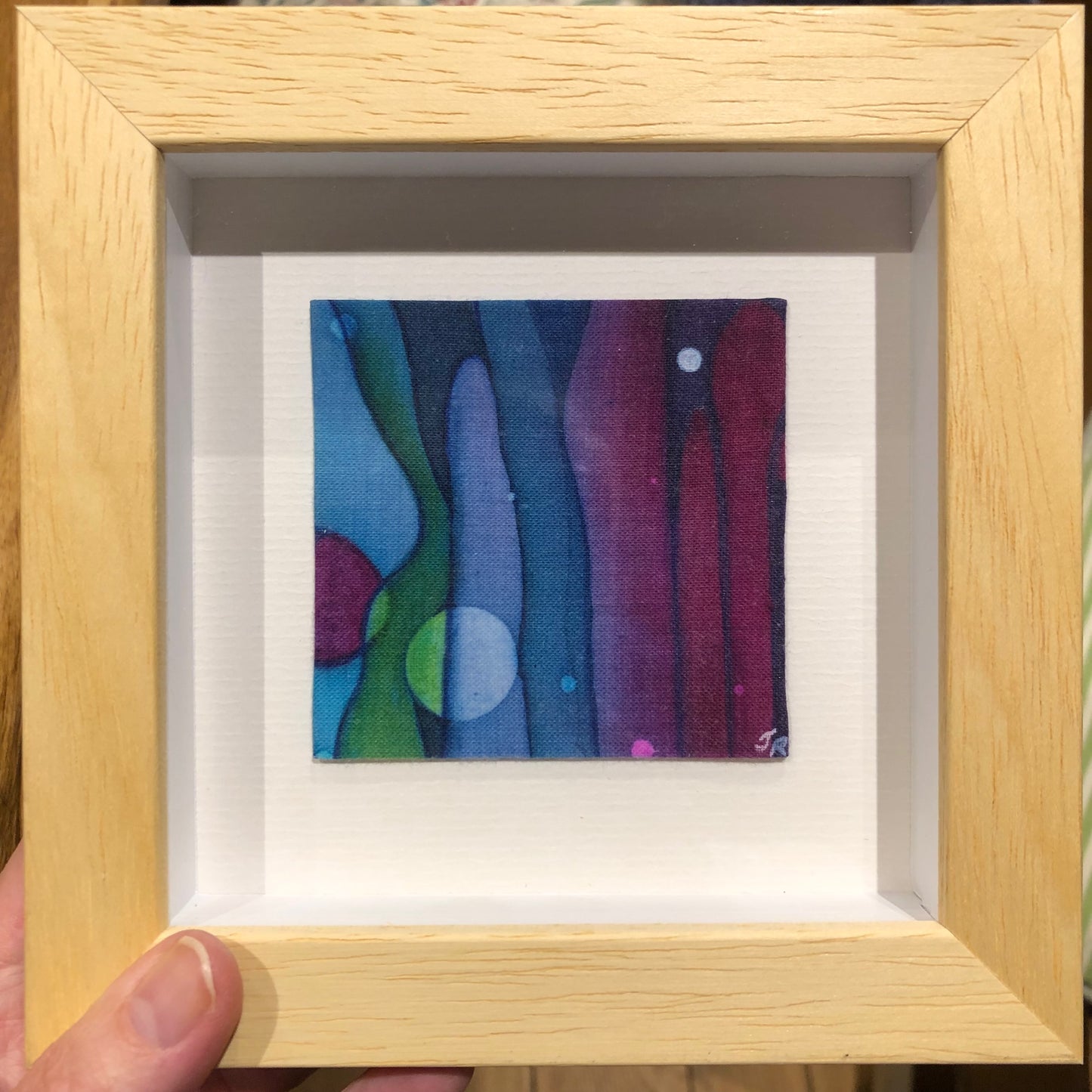 Framed Batik 160 x 160 x 30mm DA