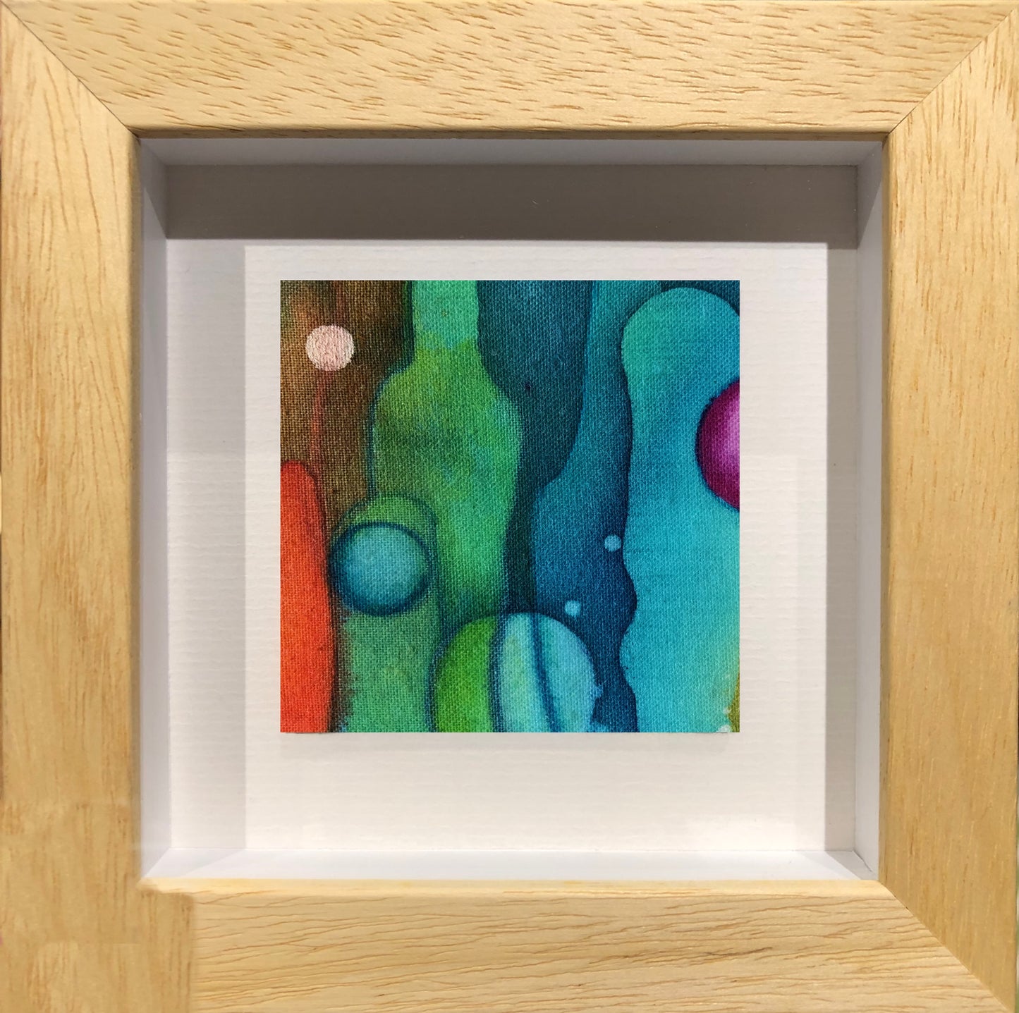 Framed Batik 160 x 160 x 30mm AA