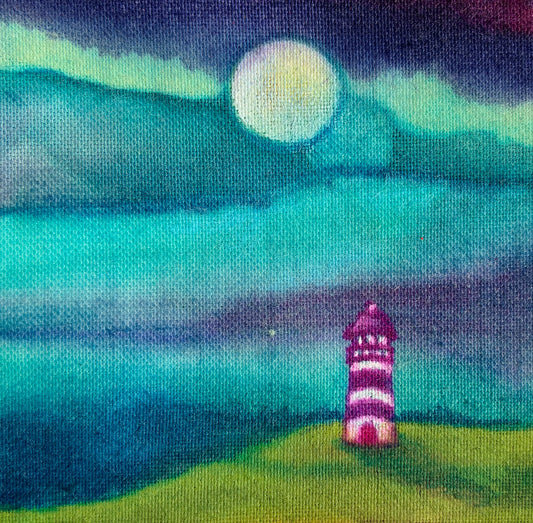 Batik in a, reclaimed maple wood, frame