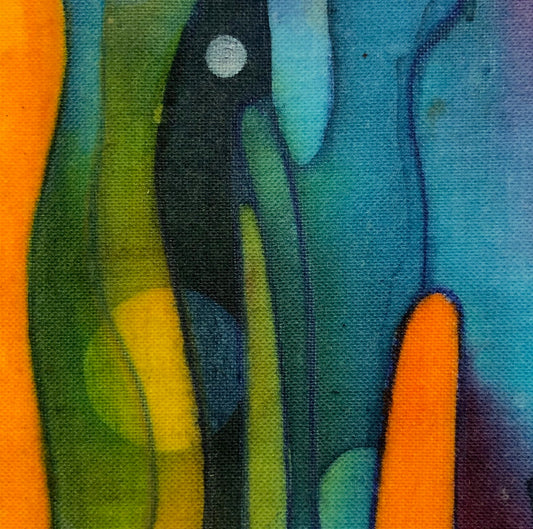 Framed Batik 160 x 160 x 30mm CA