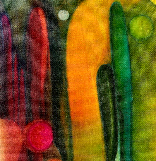 Framed Batik 160 x 160 x 30mm EA